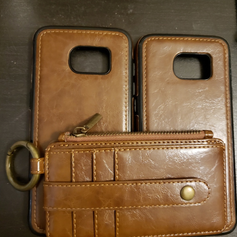 2 magnet cases with a wallet attached